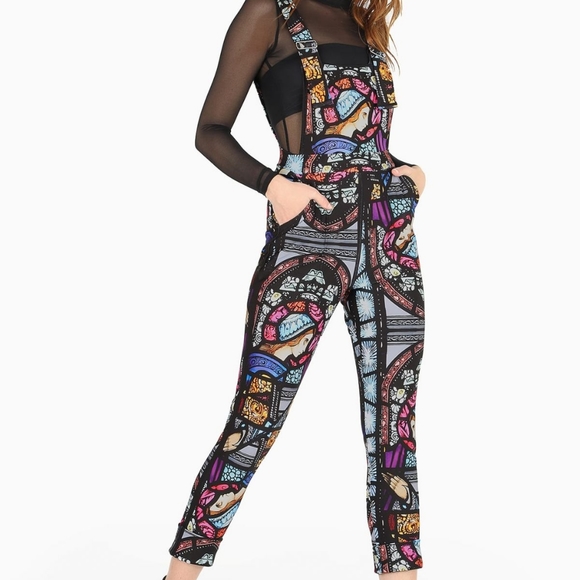 Blackmilk Pants - Blackmilk adoration of the sacred heart overalls💕